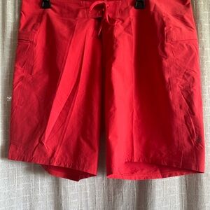 lululemon athletica Men's Bright Red Swim Board Shorts